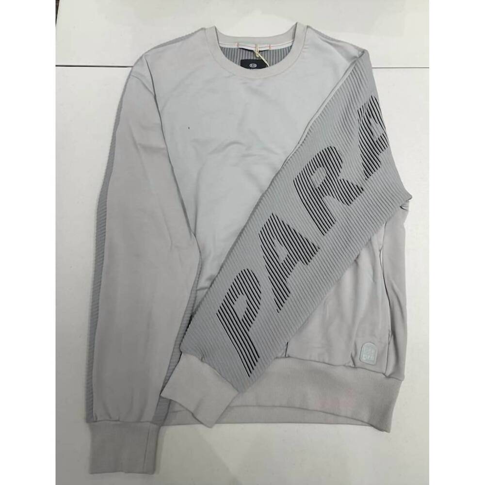 NEW PARAJUMPERS men's skein sweatshirt in grey